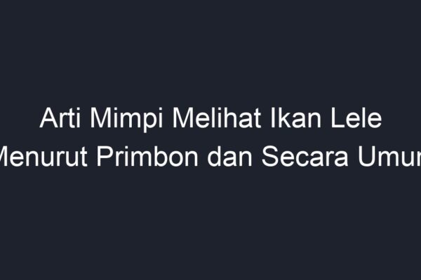 Mimpi arti definisi tafsir