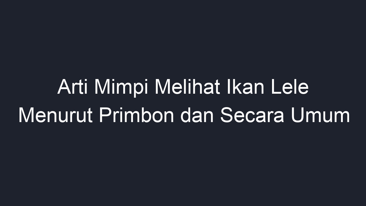 Mimpi arti definisi tafsir